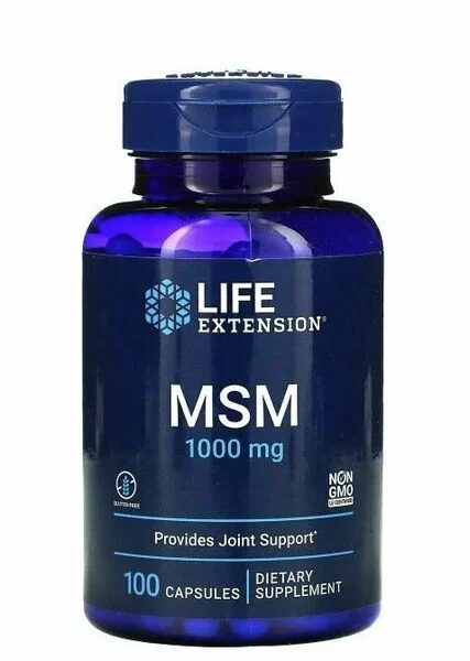 Life Extension MSM 1000 mg 100 cap