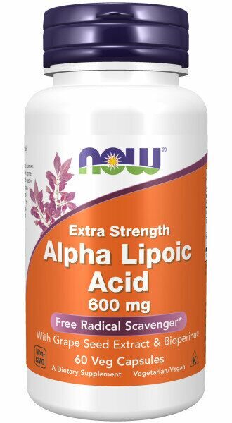 NOW Alpha Lipolic Acid 600 mg 60 vcaps